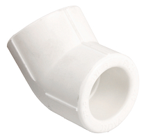 Угольник полипропиленовый VALTEC 45 градусов PPR 63 мм