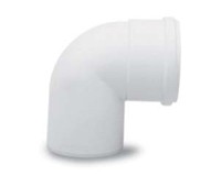 Отвод Baxi 90 алюминиевый эмалированный, диам. 80 мм