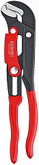 Трубный ключ KNIPEX 1 1/2 , S-образные тонкие губки, с быстрой регулировкой, 60 мм (2 3/8 ), L-420 мм, серый, Cr-V