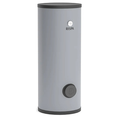 Бойлер косвенного нагрева RISPA с одним увеличенным теплообменником RBFL-200 напольный (нерж. сталь 304)