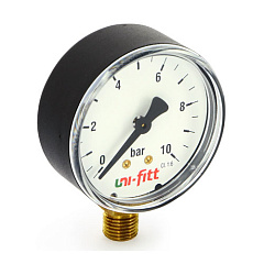 Манометр UNI-FITT радиальный 10 бар, диаметр 63 мм, 1/4 Н (301D3030)