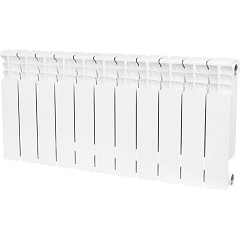 Биметаллический секционный радиатор отопления Stout Space 500 / 11 секций