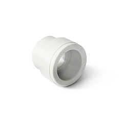 Муфта из полипропилена PRO AQUA PP-R переходная белая (50-40), арт.PA12616014