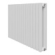 Стальной трубчатый радиатор отопления Royal Thermo Shift Q30 C2050 - 12 секций RAL9016 (белый)