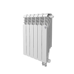 Биметаллический секционный радиатор отопления Royal Thermo Vittoria Super 2.0 500 VDR80 / 6 секций нижнее правое подключение