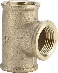 Тройник Viega бронза Rp-резьба 3130 1/4 x 1/4 x 1/4 318017
