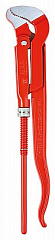 Трубный ключ KNIPEX 2 , S-образные тонкие губки, d70 мм (2 3/4 ), 540 мм, Cr-V