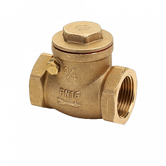 Обратный клапан MVI горизонтальный латунный 1