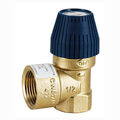 Клапан предохранительный Stout для систем водоснабжения 6 бар 1/2 дюйма x 3/4 дюйма