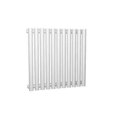 Стальной трубчатый радиатор отопления КЗТО Гармония А40 1, однотрубный, 500 11 секций, нижнее левое, цвет - RAL9016