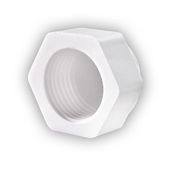 Заглушка из полипропилена РВК резьбовая 1/2 ВР