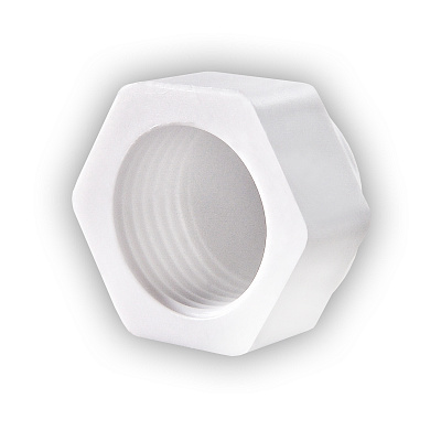 Заглушка из полипропилена РВК резьбовая 1/2 ВР