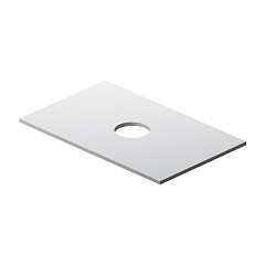 Столешница AM.PM Func под накладную раковину, для тумбы 80 см, цвет белый глянец