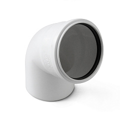 Отвод PRO AQUA Stilte белый 67 градусов 75 внут.канализация