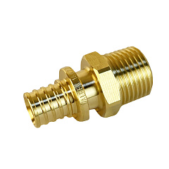 Соединитель Valfex надвижной с переходом на НР для труб РЕ-Х и PE-RT 16(2,2) х 1/2 дюйма