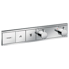 Встраиваемый смеситель Hansgrohe RainSelect термостат. для душа (внешняя часть), 2 потреб., хром