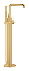 Смеситель для ванны Grohe Essence New с душевым гарнитуром напольный холодный рассвет глянец 23491GL1