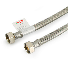 Гибкая подводка UNI-FITT для воды ВВ 3/4, 80 см, DN 13, оплётка из нержавеющей стали