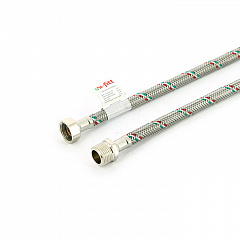 Гибкая подводка UNI-FITT НВ 1/2, 300 см, DN 8, оплётка из нержавеющей стали