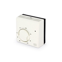 Термостат комнатный UNI-FITT механический НО/НЗ со светодиодом и выключателем, модель TA5