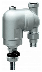 Фильтр для воды FAR 300мкм, под манометр, Max: 95 C, 25 бар. поворотный 3/4 ВР-НР