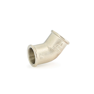 Угол UNI-FITT 3/4 внутренняя резьба, 45 градусов, никелированная латунь