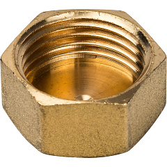 Заглушка Stout SFT-0026 с внутренней резьбой, латунная 3/8 дюйма