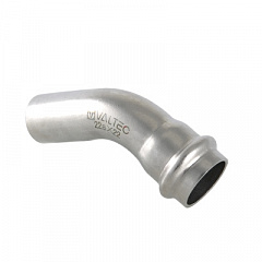 Угольник VALTEC из нержавеющей стали, 45 град. внутренняя-наружная 18а x 18