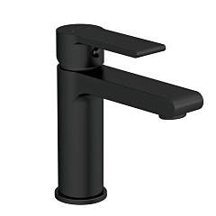 Смеситель для раковины Cersanit BRASKO BLACK, черный, клик клак