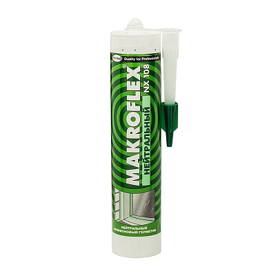 Герметик Makroflex NX108 силиконовый нейтральный бесцветный (0,29л) 2005225
