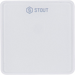 Датчик комнатной температуры Stout C-8r беспроводной, белый (STE-0101-008010)
