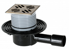 Трап HL 510N-3000 с решеткой 037Pr.32E - Цвет бронза