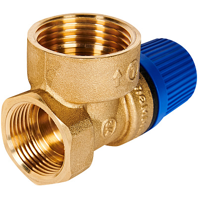 Клапан предохранительный Rommer для систем водоснабжения 6 бар 3/4x1