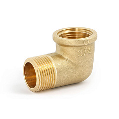 Угол UNI-FITT 1 1/4 внутренняя-наружная резьба, 90 градусов, латунь