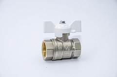 Кран шаровой LD 47.25.В-В.Б (white)