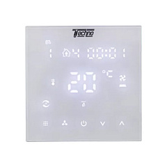 Комнатный термостат Techno КТ-24 на 24V, (сенсорное управление), белый
