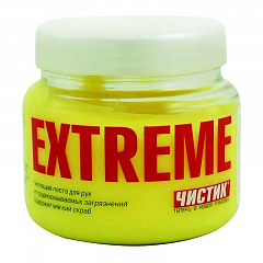 ЧИСТИК Чистящая паста для рук ЭКСТРИМ, устранение сильн. загрязн, банка 450мл