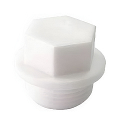 Заглушка полипропиленовая резьбовая Valfex PRO 25х3/4, белая