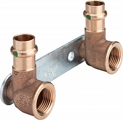 Монтажный узел медный Viega прямой 15 х Rp 1/2 , Sanpress, модель 2222.2