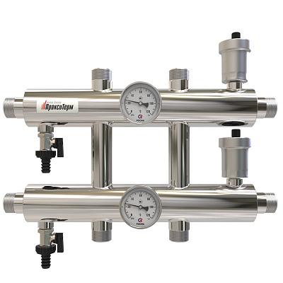 Распределительный коллектор ПроксиТерм GK 32-3 85 кВт, 3 контура