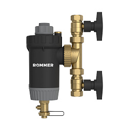 Сепаратор шлама Rommer магнитный, поворотный с щетками, ВР 3/4 корпус- композит