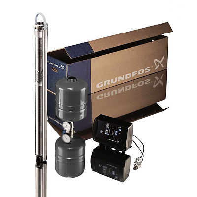 Скважинный насос Grundfos SQE 3-105 (комплект)