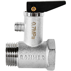 Клапан предохранительный Rommer для водонагревателя 7 бар 1/2