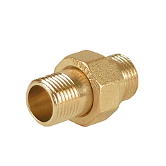 Сгон Valfex латунный прямой разъемный (американка) НР-НР 1/2