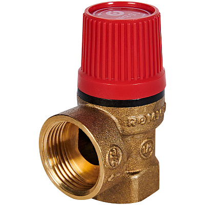 Клапан предохранительный Rommer для отопления 1,5 бар 1/2х3/4