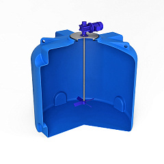 Емкость ЭкоПром Емкость ЭВЛ 1000 литров с лопастной мешалкой