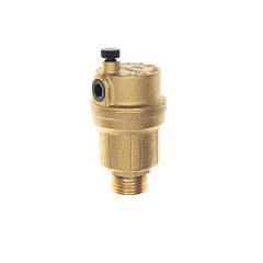 Воздухоотводчик автоматический Ридан Airvent-R без обратного клапана, DN15, PN10, G 1/2 (065B8323R)