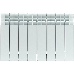 Биметаллический секционный радиатор отопления Stout Titan 350 / 9 секций