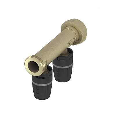 Коллектор TECE TECElogo c накидной гайкой 16 х 3/4, 2 контура