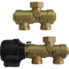 Комплект Stout трехходового клапана для котла + бойлера